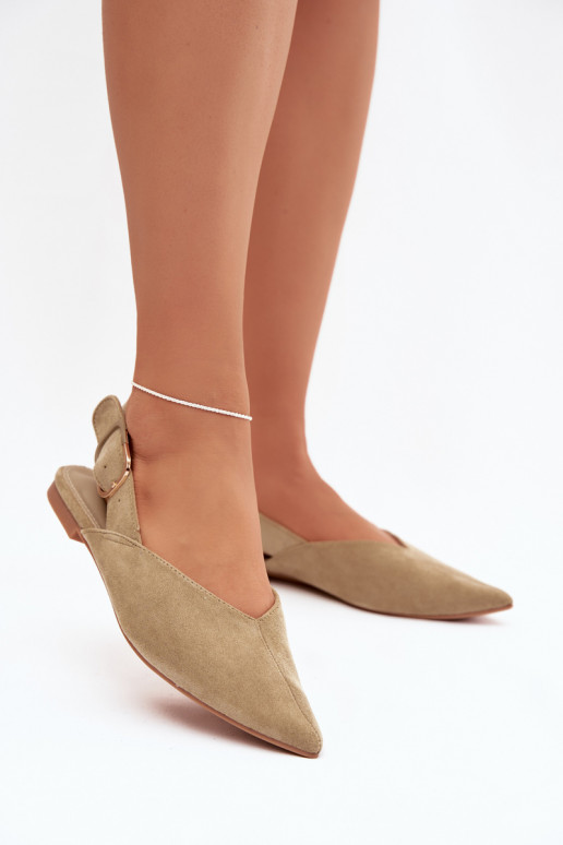 bailarinas Femenino con hebillas color verde Tanelia