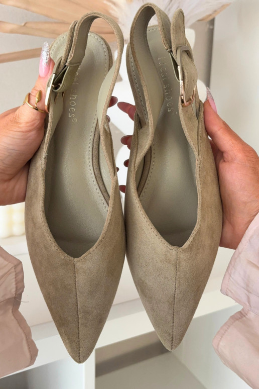 bailarinas Femenino con hebillas color verde Tanelia