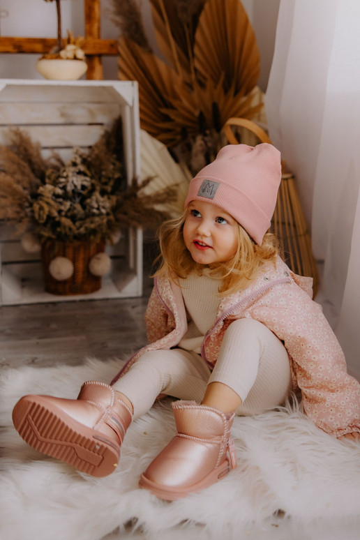 botas de nieve para niños color rosa Frosty