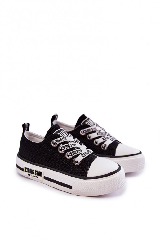 Infantil  zapatos casuales BIG STAR KK374069 de color negro