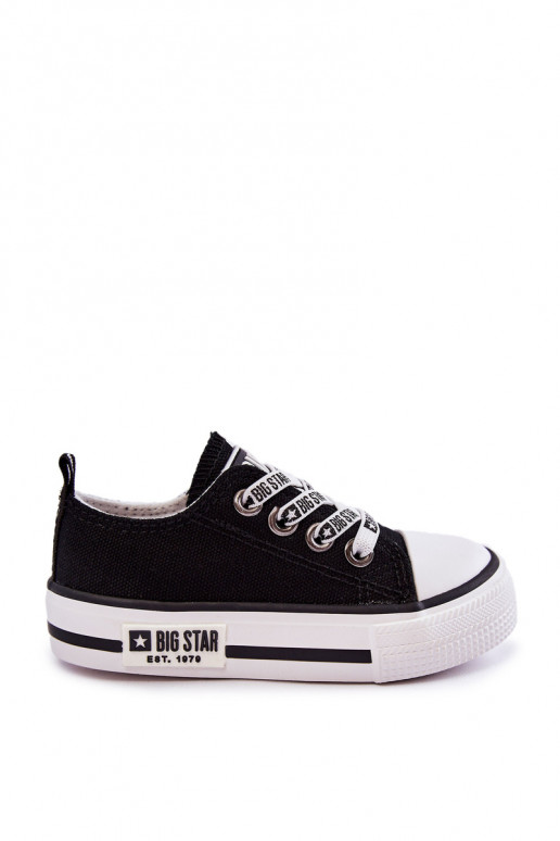 Infantil  zapatos casuales BIG STAR KK374069 de color negro