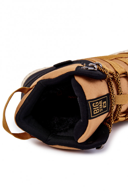 Femenino Alto botas de montaña Big Star KK274609 color marrón