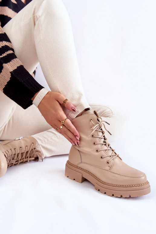 Piel calentamiento Botas La.Fi 250009TA-QN beige