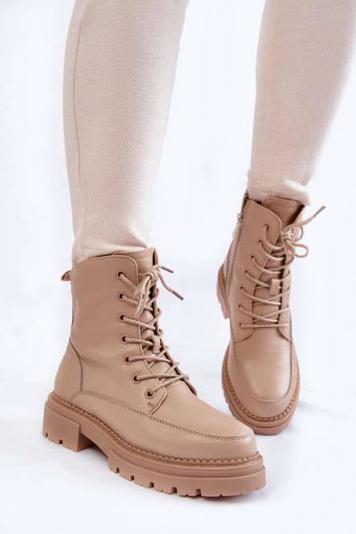 Piel calentamiento Botas La.Fi 250009TA-QN beige