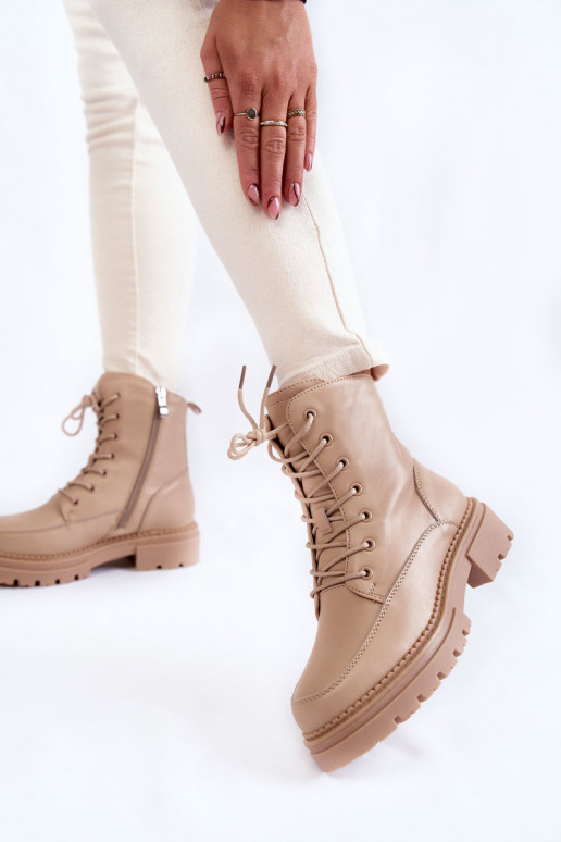 Piel calentamiento Botas La.Fi 250009TA-QN beige