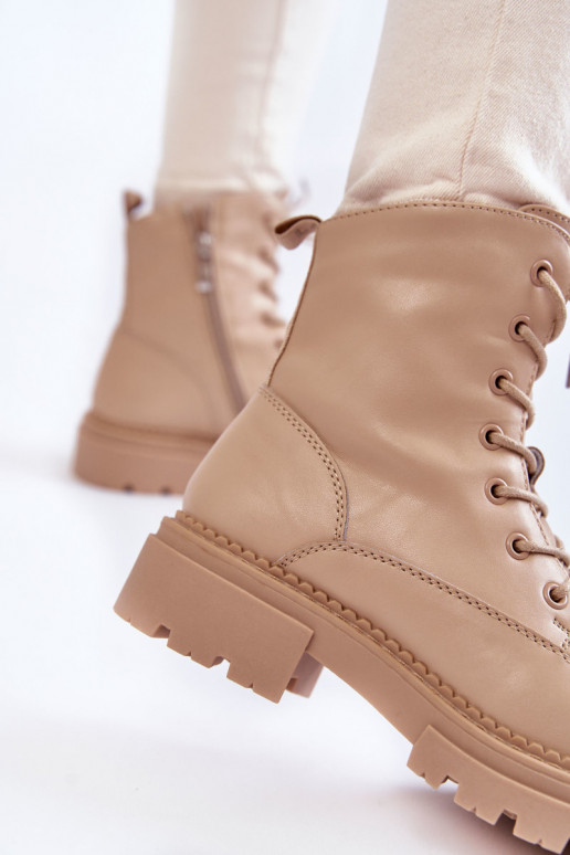 Piel calentamiento Botas La.Fi 250009TA-QN beige