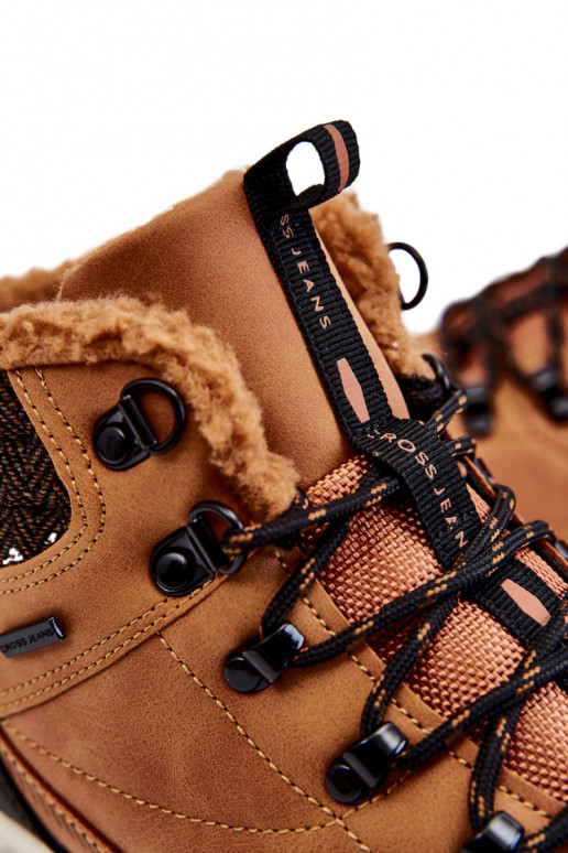 Tiene quesculino calentamiento Botas botas de montaña Cross Jeans KK1R4021C color marrón