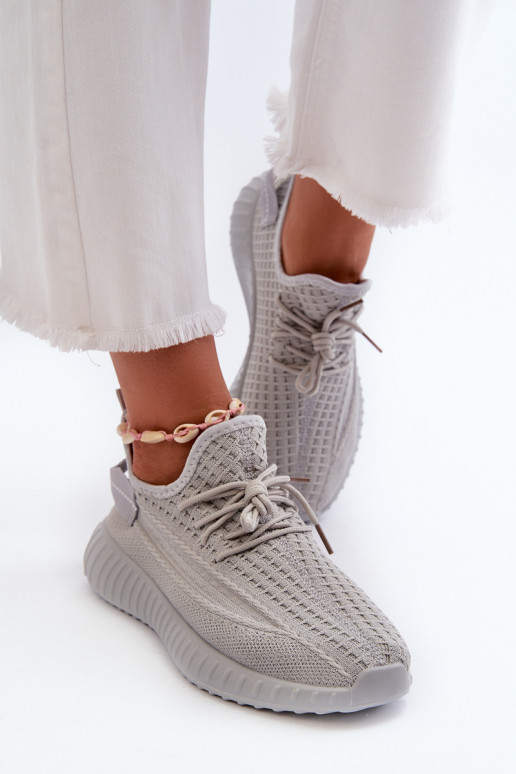  Un modelo convincente zapatillas Femenino color gris Nelmarie