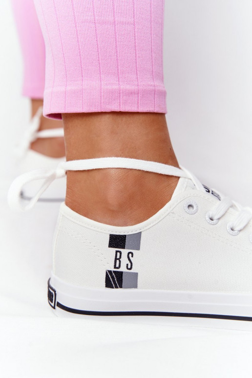 modelo clásico Zapatos de mujer BIG STAR HH274109 el color blanco