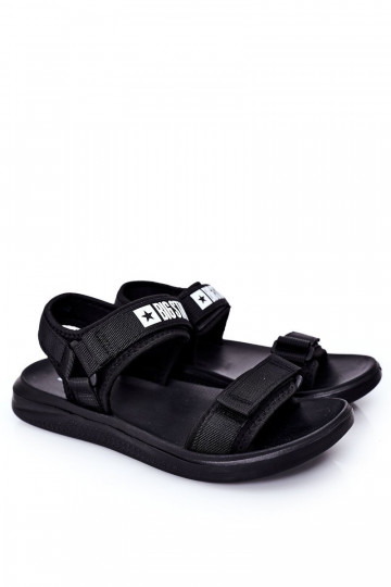 Estilo deportivo Tiene quesculino sandalias Big Star HH174842 de color negro