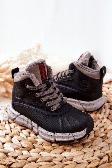 Botas cálidas para niños Big Star II374074 color negro