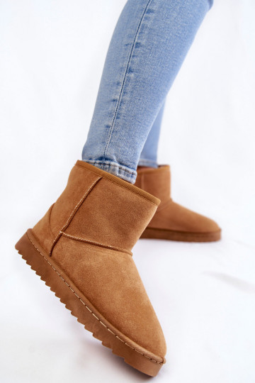 Femenino calentamiento Botas Botas de nieve color marrón Virgina