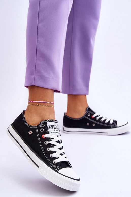 Zapatos de mujer Big Star T274023 de color negro