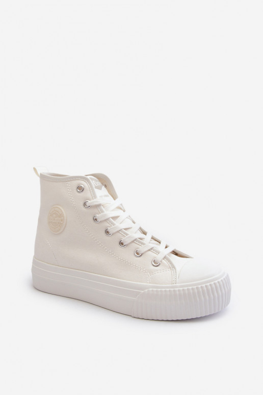 Zapatos de ocio Alto Lee Cooper LCEN-24-02-2132 el color blanco