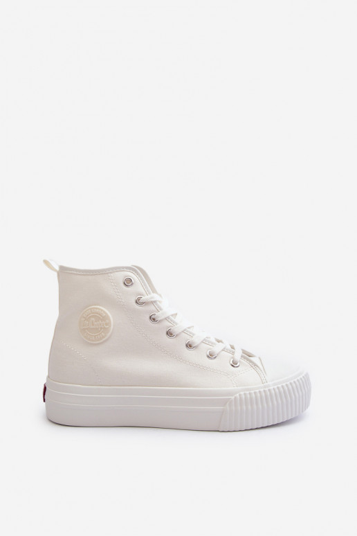 Zapatos de ocio Alto Lee Cooper LCEN-24-02-2132 el color blanco