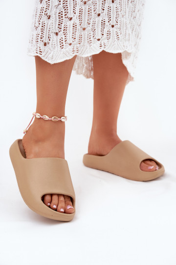 Zapatillas ligeras zapatillas de mujer beige Rivasol