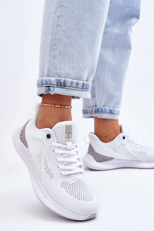 Femenino  zapatillas Memory Foam System Big Star LL274297 el color blanco