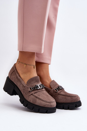 Mocasines En tacones enormes beige Eriella 2