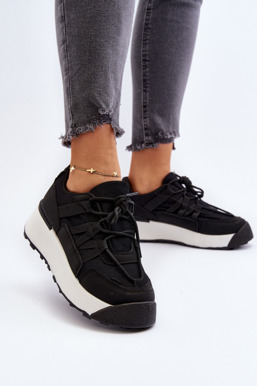 Calzado deportivo de mujer, zapatillas de deporte. de color negro Phyrena