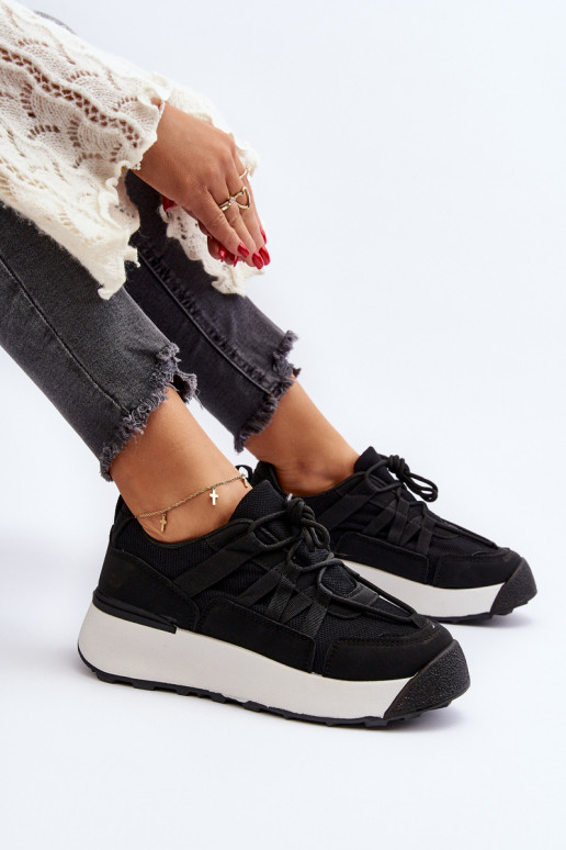 Calzado deportivo de mujer, zapatillas de deporte. de color negro Phyrena