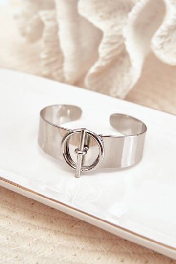 Una pulsera Femenino con adornos Stal NierdzeAna color plata 2