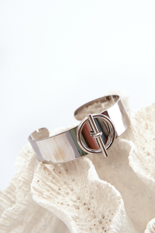 Una pulsera Femenino con adornos Stal NierdzeAna color plata