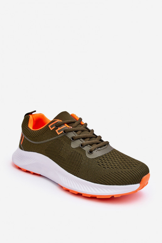 modelo clásico Tiene quesculino Estilo deportivo zapatos con cordones de color caqui Jasper