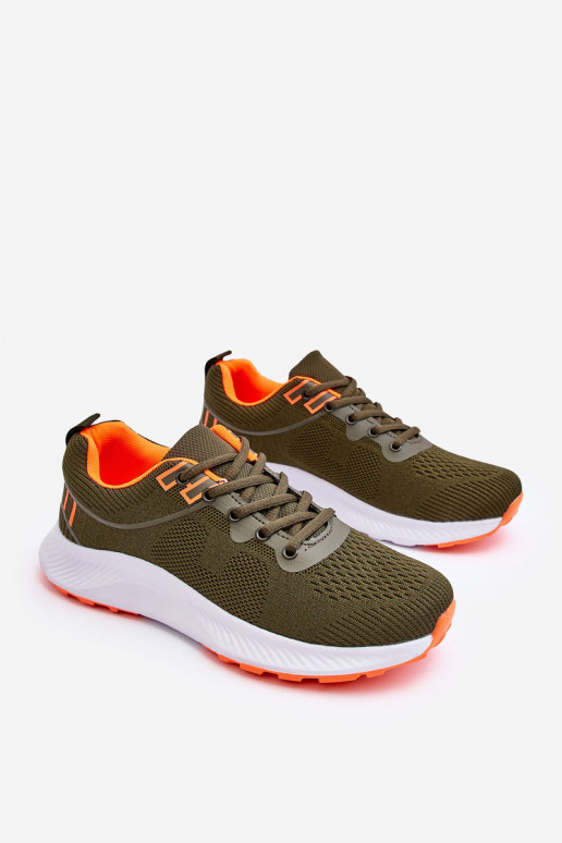 modelo clásico Tiene quesculino Estilo deportivo zapatos con cordones de color caqui Jasper