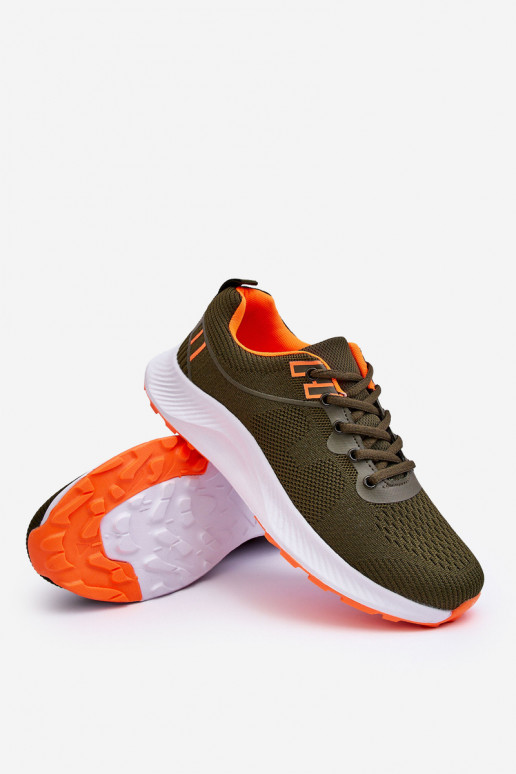 modelo clásico Tiene quesculino Estilo deportivo zapatos con cordones de color caqui Jasper