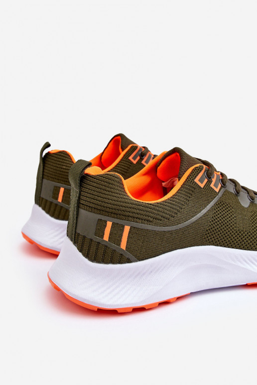 modelo clásico Tiene quesculino Estilo deportivo zapatos con cordones de color caqui Jasper