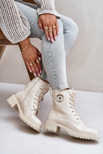 botines de trabajo Al castillo calentamiento beige Soratta