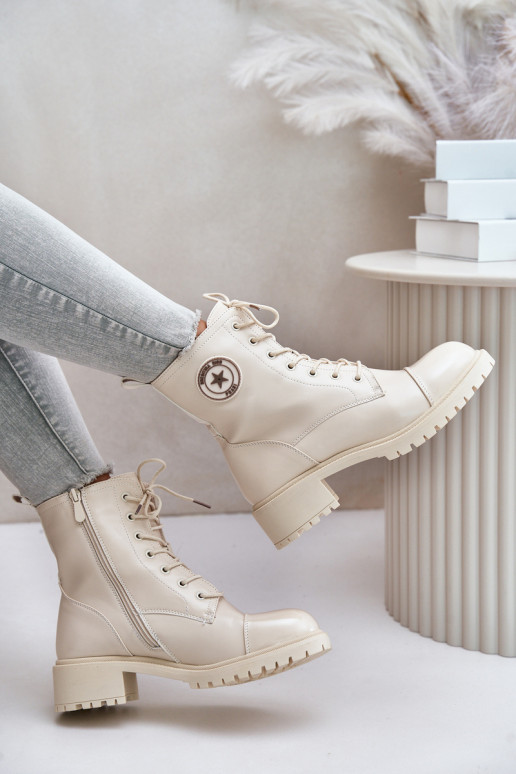 botines de trabajo Al castillo calentamiento beige Soratta