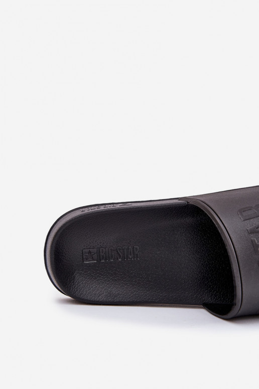 Pantuflas ligeras de espuma Tiene quesculino Big Star MM174322 de color negro