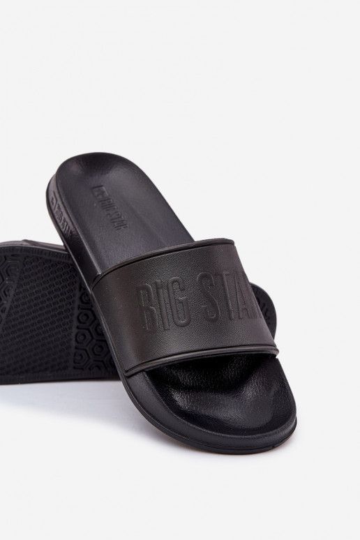 Pantuflas ligeras de espuma Tiene quesculino Big Star MM174322 de color negro