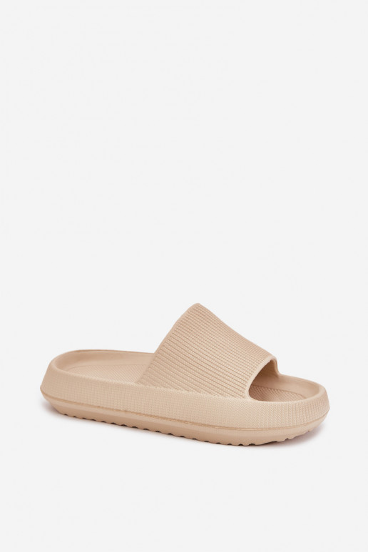 zapatillas de mujer con una plataforma Separar beige Ameira