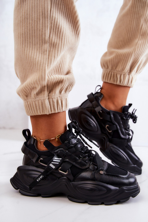 zapatillas Zapatillas modelo zapatos. GOE JJ2N4083 de color negro