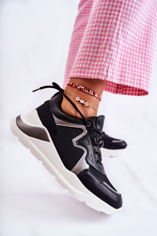 Femenino De moda Zapatillas modelo zapatos. de color negro Allie