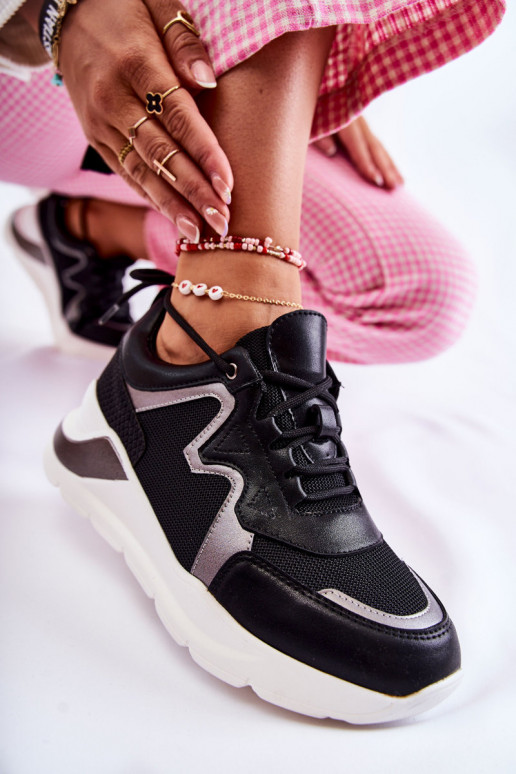 Femenino De moda Zapatillas modelo zapatos. de color negro Allie