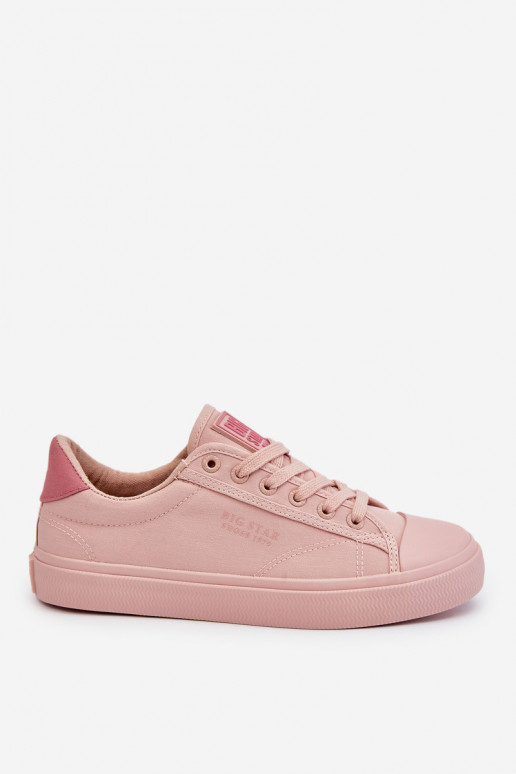 modelo clásico zapatillas de suela plana Big Star LL274095 Tono rosa claro