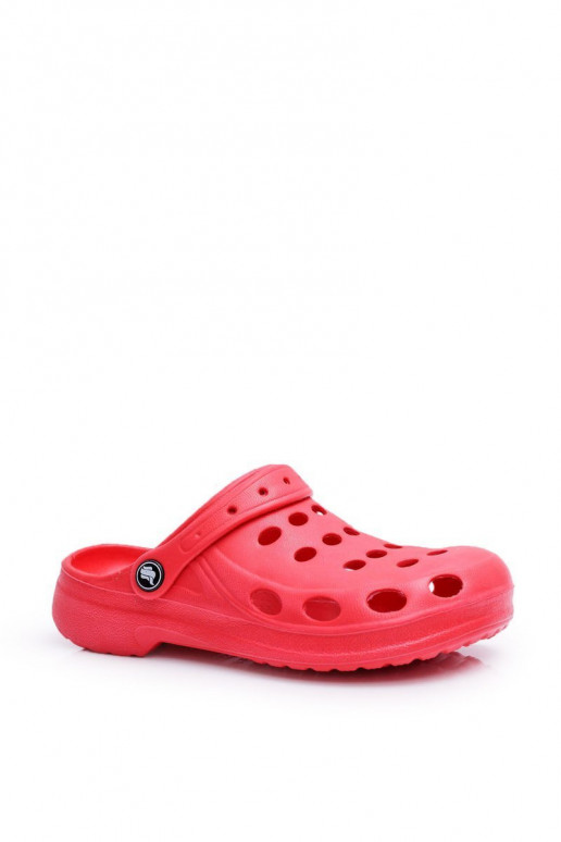 Femenino Zapatillas sandalias Do Ogrodu color rojo Zapatillas ligeras EVA