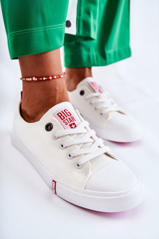 Zapatos de mujer Big Star FF274087 Blanco-color rojo