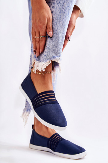 Femenino Zapatillas  Slip-On azul oscuro Lilis 2