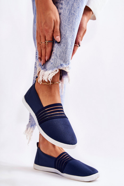 Femenino Zapatillas  Slip-On azul oscuro Lilis