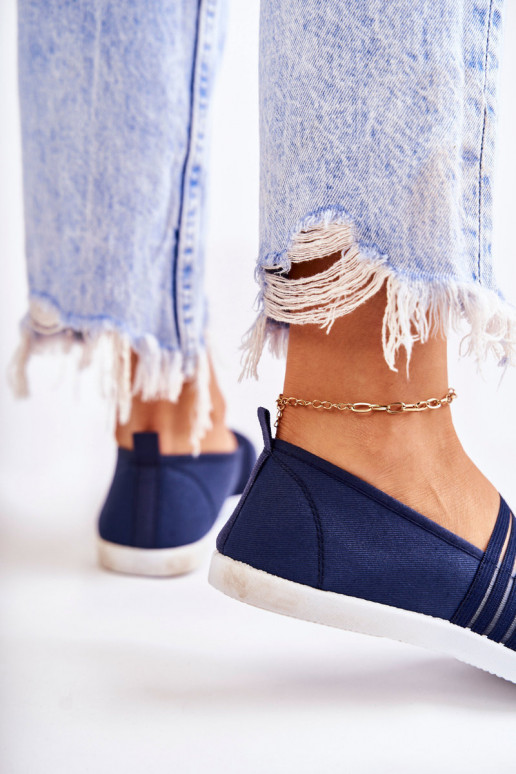 Femenino Zapatillas  Slip-On azul oscuro Lilis