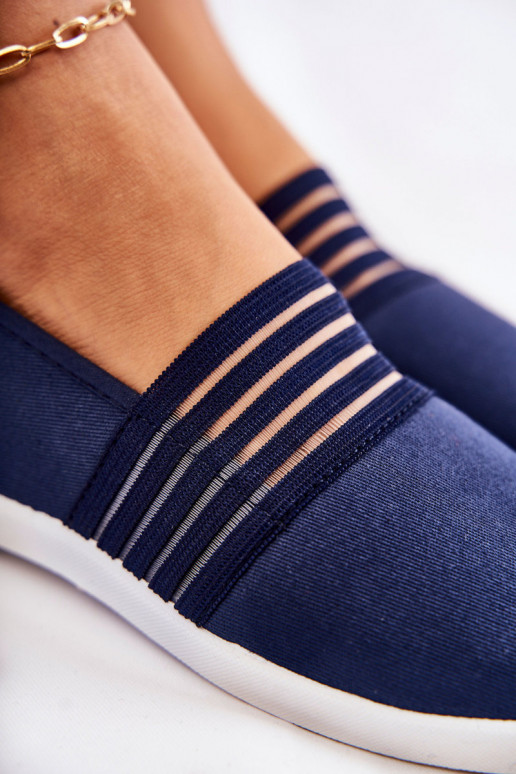 Femenino Zapatillas  Slip-On azul oscuro Lilis