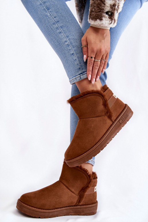 Femenino Botas Botas de nieve Big Star KK274620 color marrón