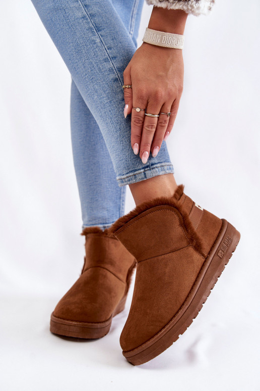 Femenino Botas Botas de nieve Big Star KK274620 color marrón