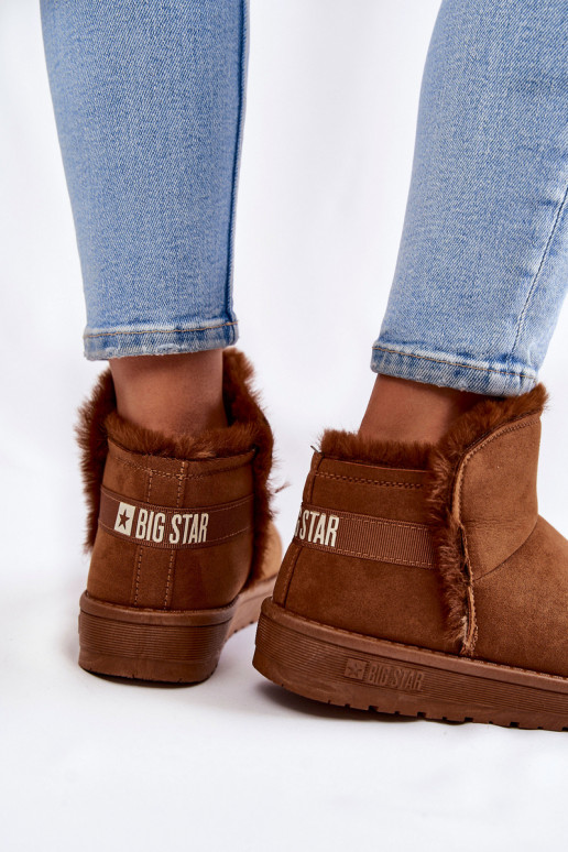 Femenino Botas Botas de nieve Big Star KK274620 color marrón