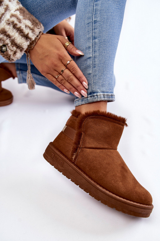 Femenino Botas Botas de nieve Big Star KK274620 color marrón