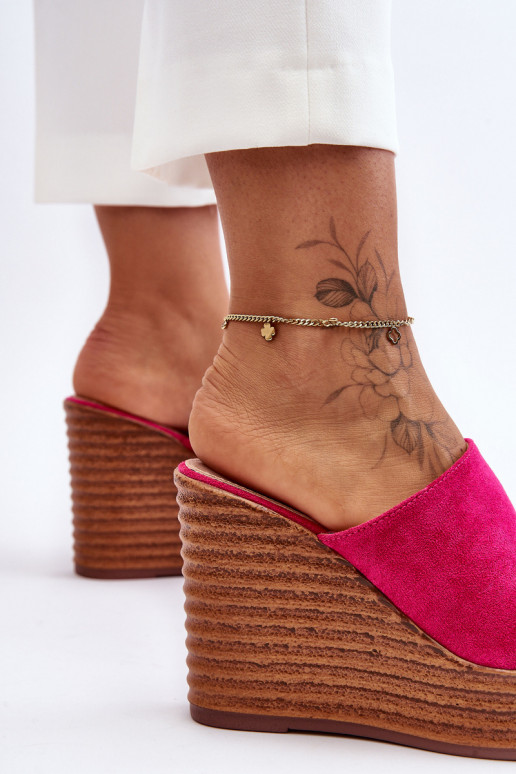 Zapatillas ligeras con una plataforma color rosa Good Vibe